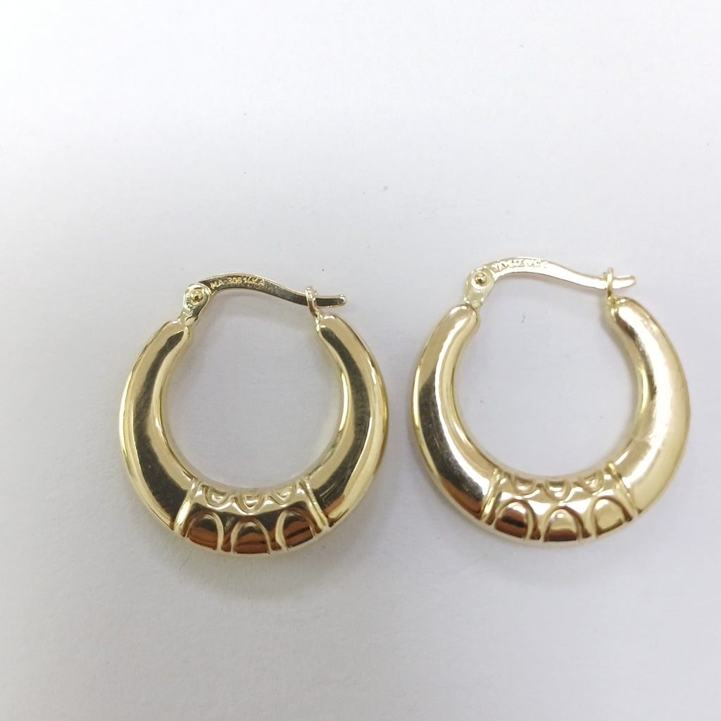 ARRACADAS ORO 14K 2.1 (NUEVO)