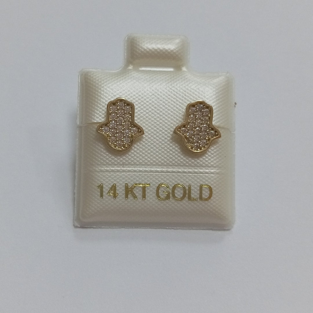 BROQUELES ORO 14K 1.3 (NUEVO)