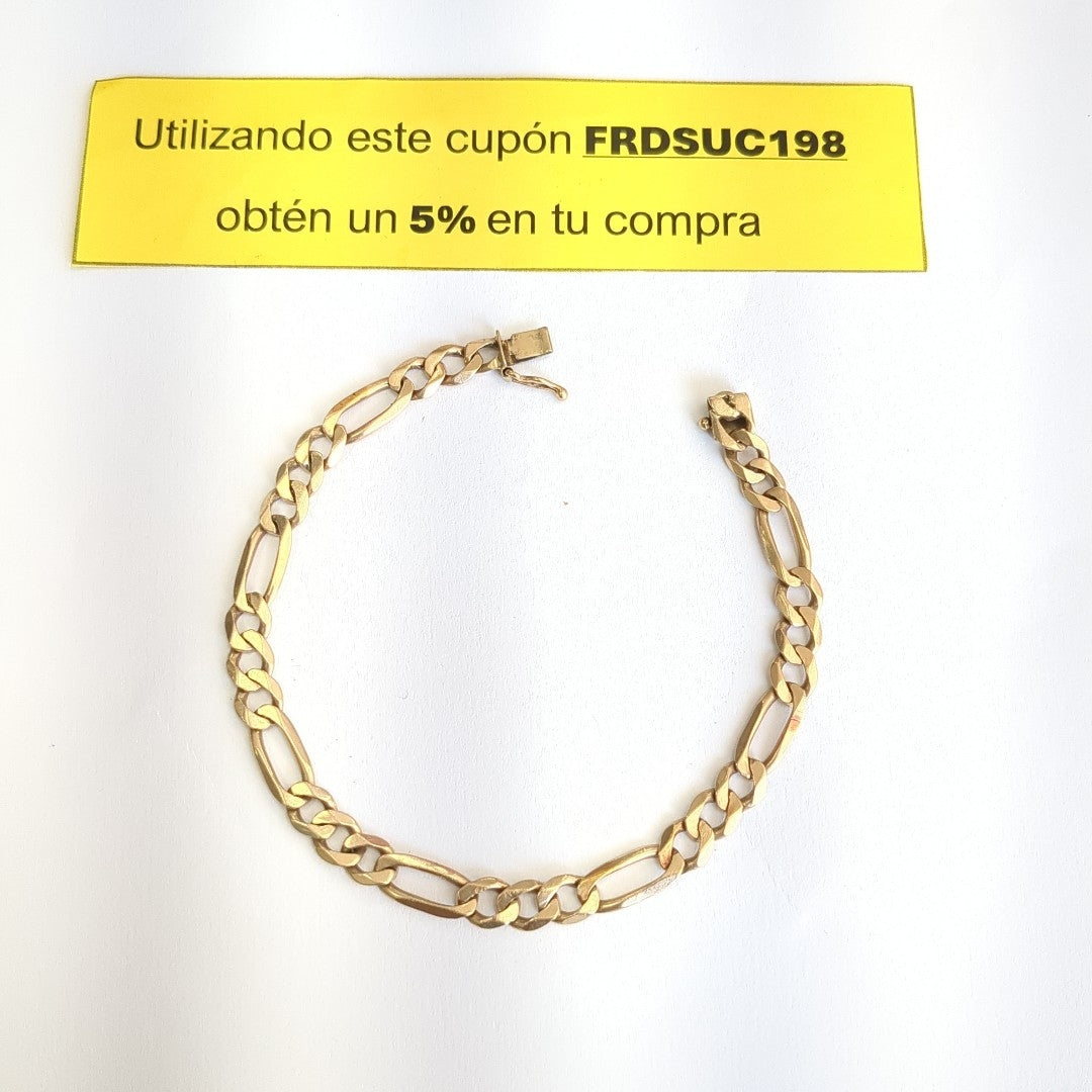 PULSERA ORO 14 K 13,30 GRMS (SEMINUEVO)