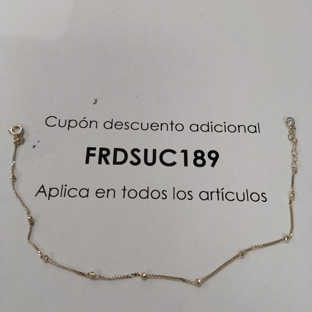 PULSERAS DAMA ORO 14K 1.1 (NUEVO)