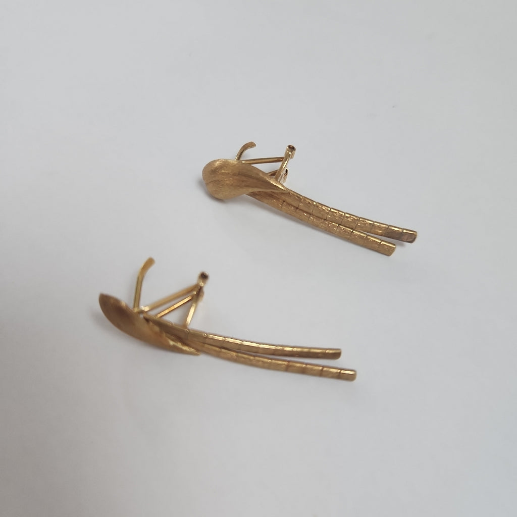 ARETES PAR ORO 18 K 7,30 GRMS (SEMINUEVO)