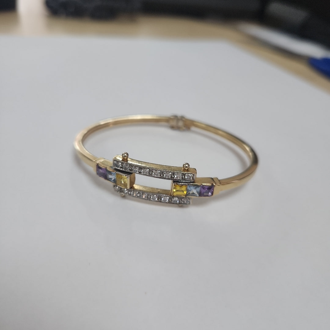 PULSERA RIGIDA ORO 14 K 11,70 GRMS (SEMINUEVO)