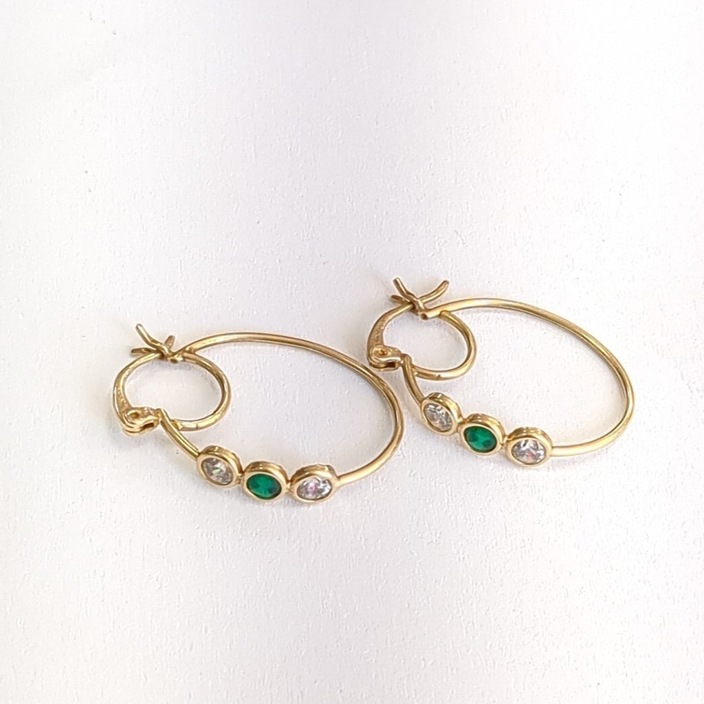 ARETES PAR ORO 10 K 2,50 GRMS (SEMINUEVO)