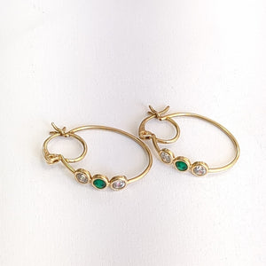 ARETES PAR ORO 10 K 2,50 GRMS (SEMINUEVO)