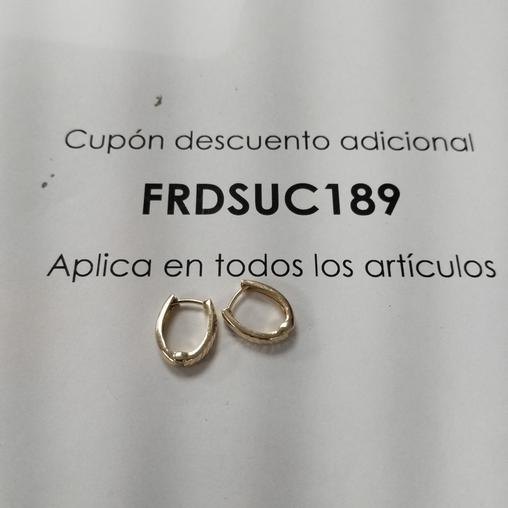 HUGGIES ORO 14K 1.1 (NUEVO)