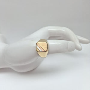 ANILLOS CABALLERO ORO 10K 5.7 (NUEVO)