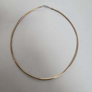 GARGANTILLA ORO,ORO BLANCO 14 K 10,80 GRMS (SEMINUEVO)