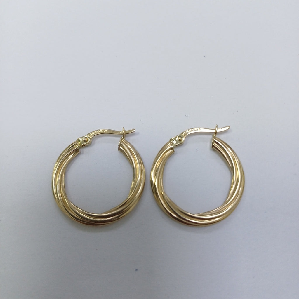 ARRACADAS ORO 14K 1.5 (NUEVO)