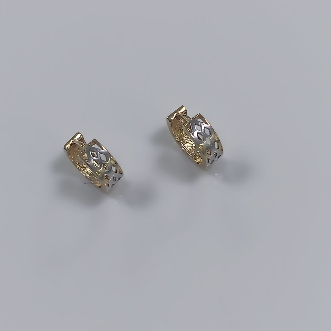 BROQUELES PAR ORO 14 K 2 GRMS (SEMINUEVO)