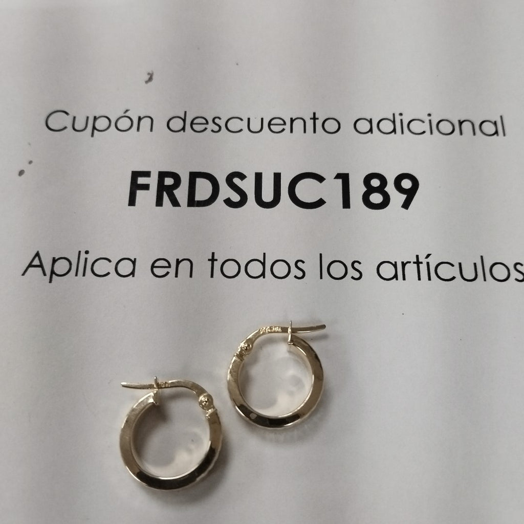 ARRACADAS ORO 10K 1.3 (NUEVO)
