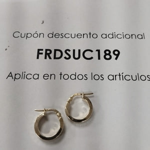 ARRACADAS ORO 10K 1.3 (NUEVO)
