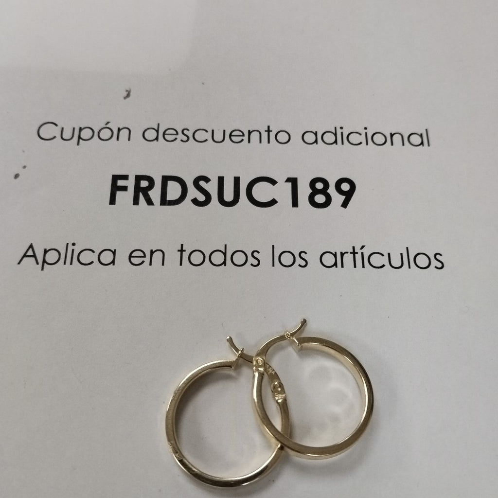 ARRACADAS ORO 10K 1.8 (NUEVO)