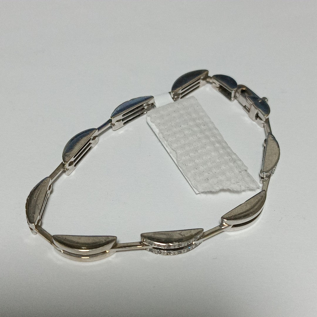 PULSERA ORO, ORO BLANCO 14 K 16.6 GRMS (SEMINUEVO)