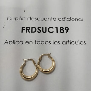 ARRACADAS ORO 14K 1.4 (NUEVO)