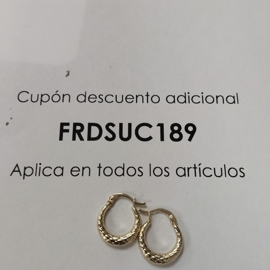 ARRACADAS ORO 14K 1.2 (NUEVO)