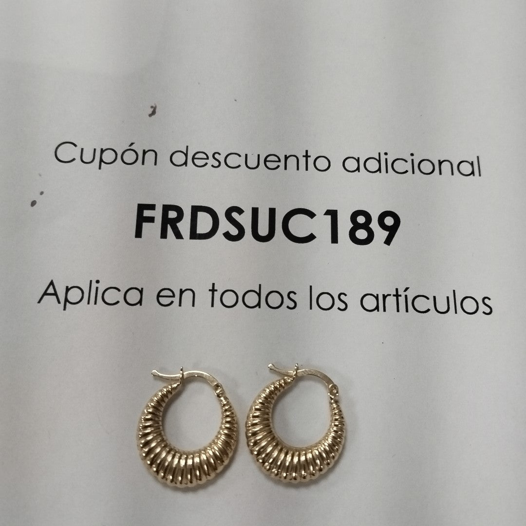 ARRACADAS ORO 14K 1.3 (NUEVO)