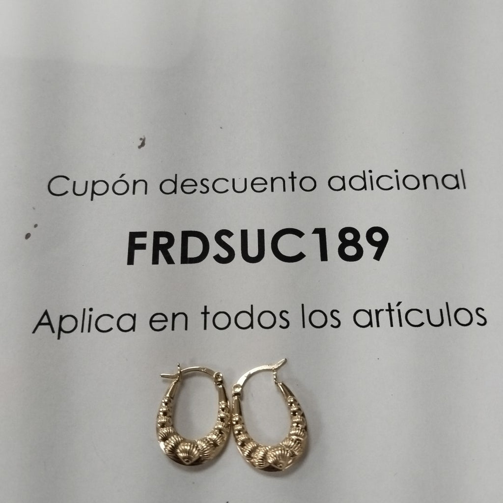 ARRACADAS ORO 14K 0.9 (NUEVO)