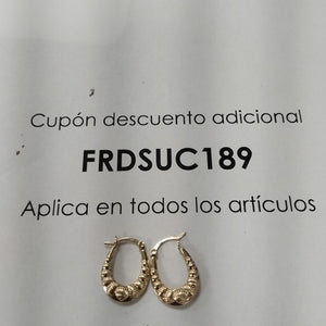 ARRACADAS ORO 14K 0.9 (NUEVO)