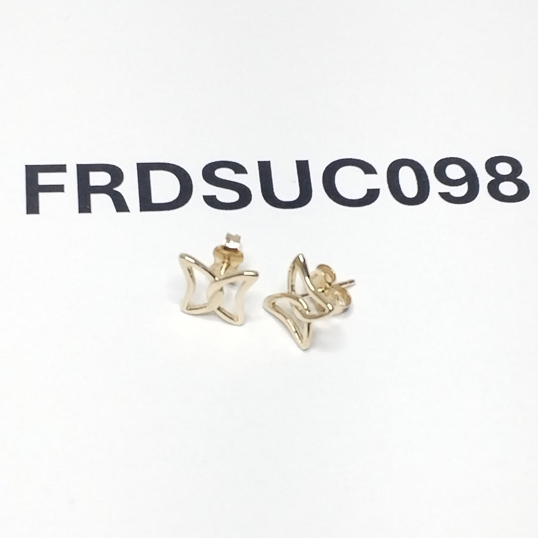 BROQUELES ORO 14K 1.2 (NUEVO)