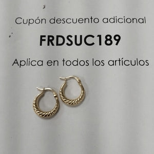 ARRACADAS ORO 14K 1.1 (NUEVO)