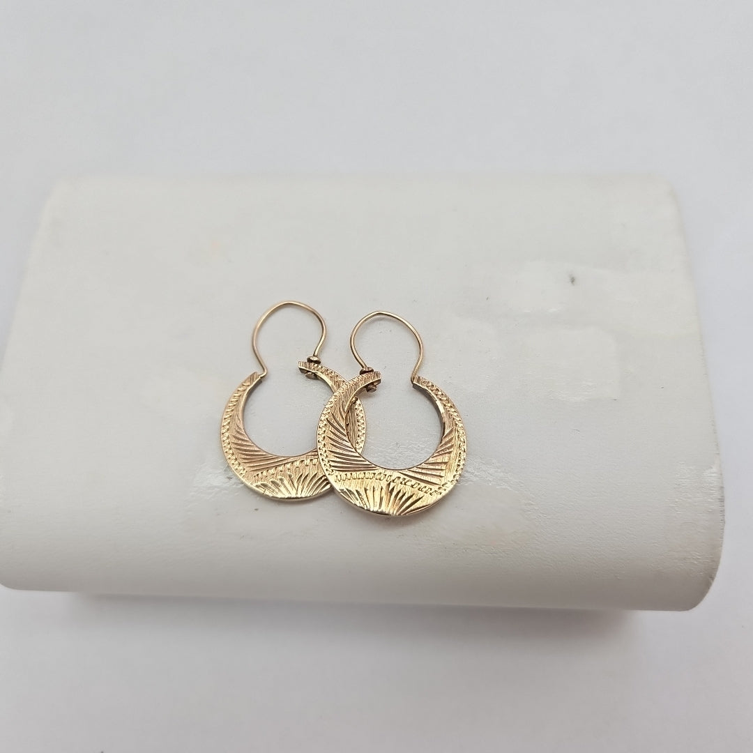 ARETES PAR ORO 8 K 2,30 GRMS (SEMINUEVO)