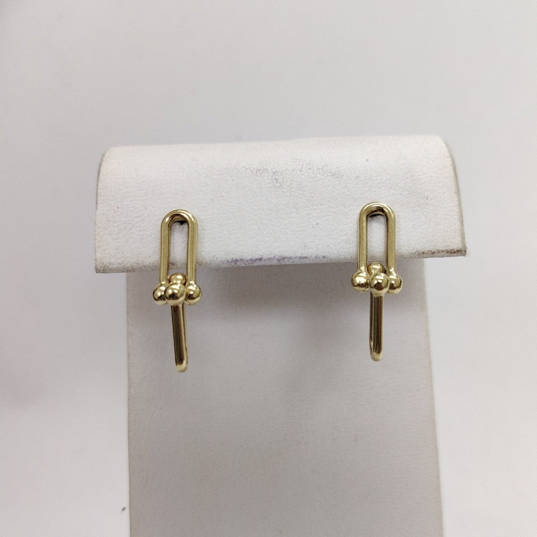 ARETES PAR ORO 10 K 1.3 GRMS (SEMINUEVO)