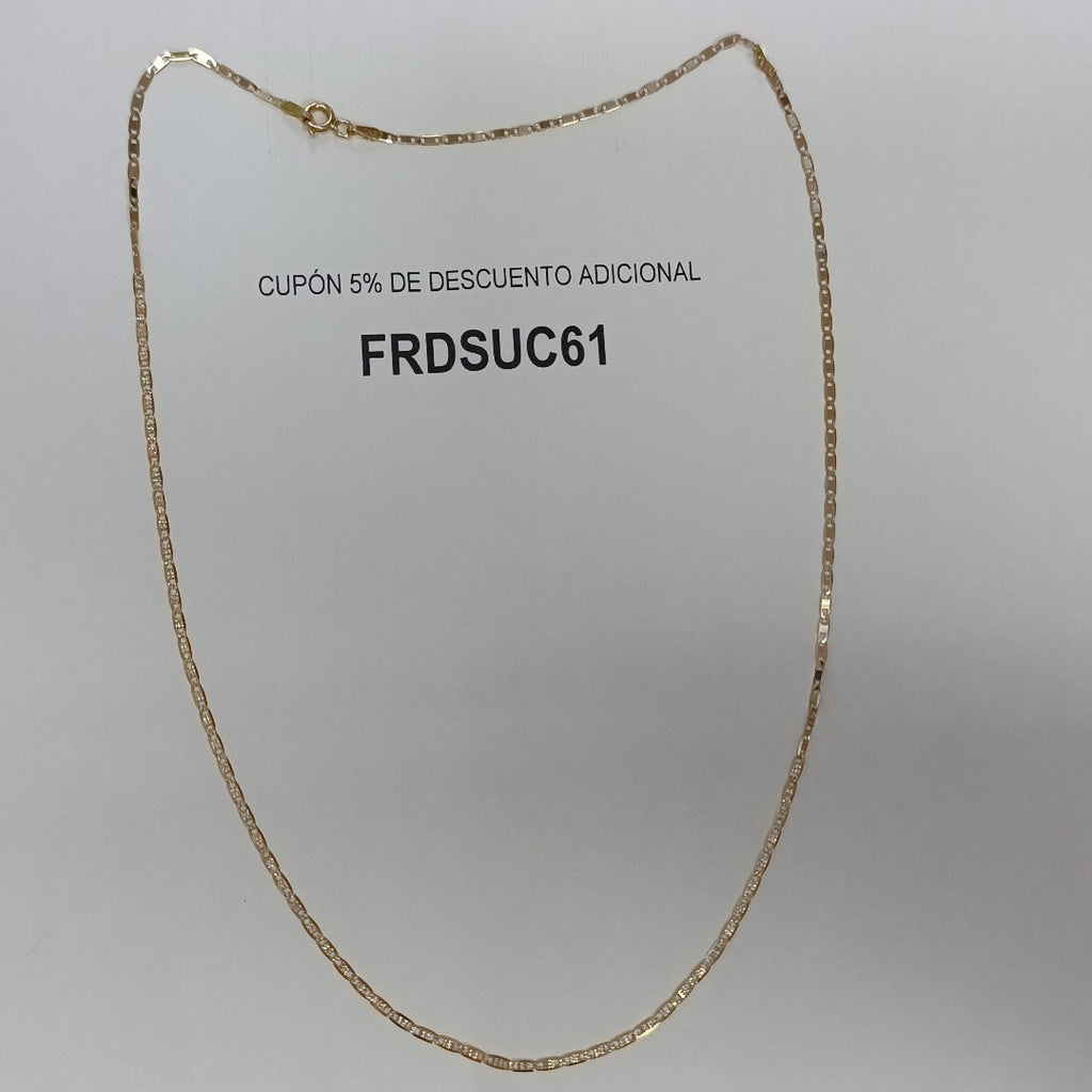 CADENA ORO COMBINADO 14 K 2,20 GRMS (SEMINUEVO)