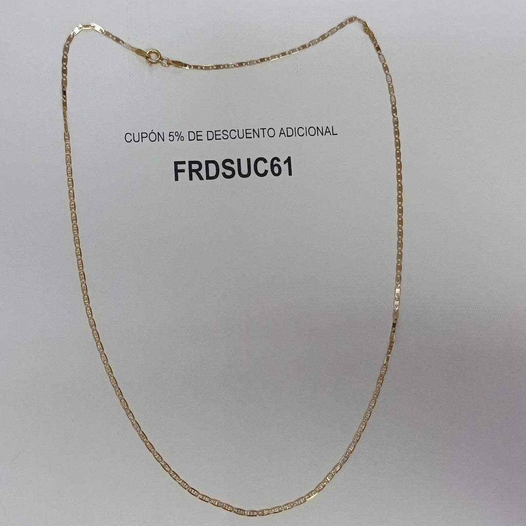 CADENA ORO COMBINADO 14 K 2,20 GRMS (SEMINUEVO)