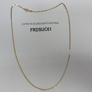 CADENA ORO COMBINADO 14 K 2,20 GRMS (SEMINUEVO)