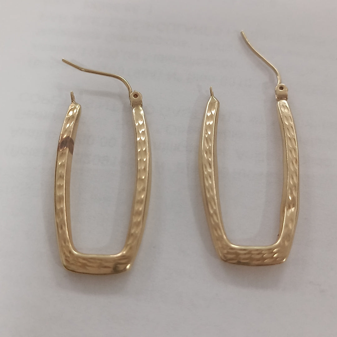 ARRACADAS PAR ORO 14 K 2,00 GRMS (SEMINUEVO)