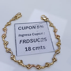 PULSERA ORO 14 K 4,80 GRMS (SEMINUEVO)