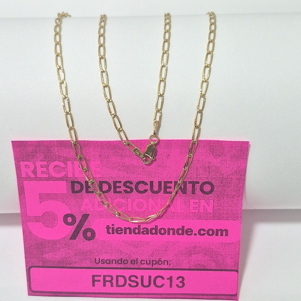 CADENA ORO 14 K 6.7 GRMS (SEMINUEVO)
