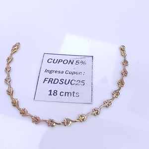 PULSERA ORO 14 K 4,10 GRMS (SEMINUEVO)