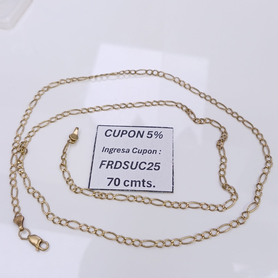 CADENA ORO 14 K 7.8 GRMS (SEMINUEVO)
