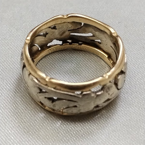 ARGOLLA ORO,ORO COMBINADO 14 K 5,70 GRMS (SEMINUEVO)