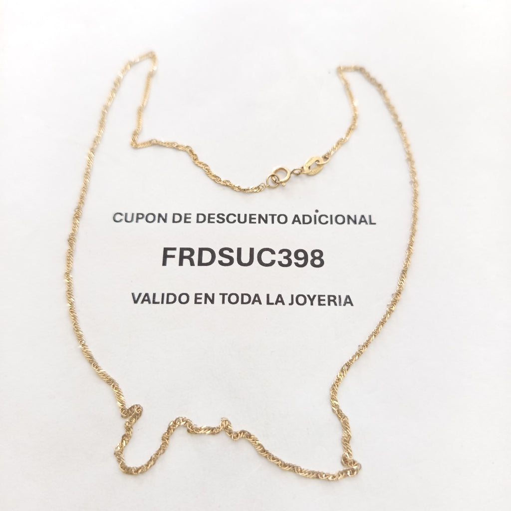 CADENA ORO 10 K 1.4 GRMS (SEMINUEVO)