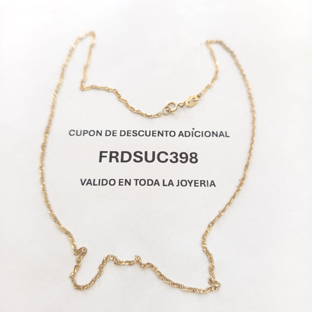 CADENA ORO 10 K 1.4 GRMS (SEMINUEVO)
