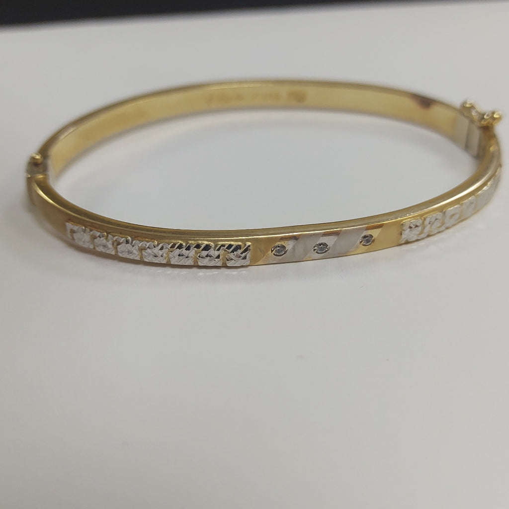 PULSERA RIGIDA ORO 14 K 9,30 GRMS (SEMINUEVO)