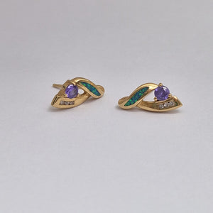 BROQUELES PAR ORO 14 K 2.5 GRMS (SEMINUEVO)