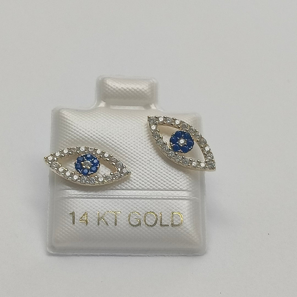 BROQUELES ORO 14K 1.5 (NUEVO)
