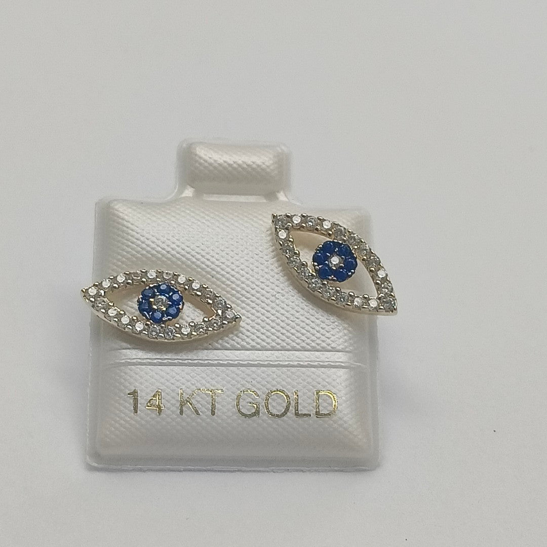 BROQUELES ORO 14K 1.5 (NUEVO)