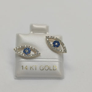 BROQUELES ORO 14K 1.5 (NUEVO)