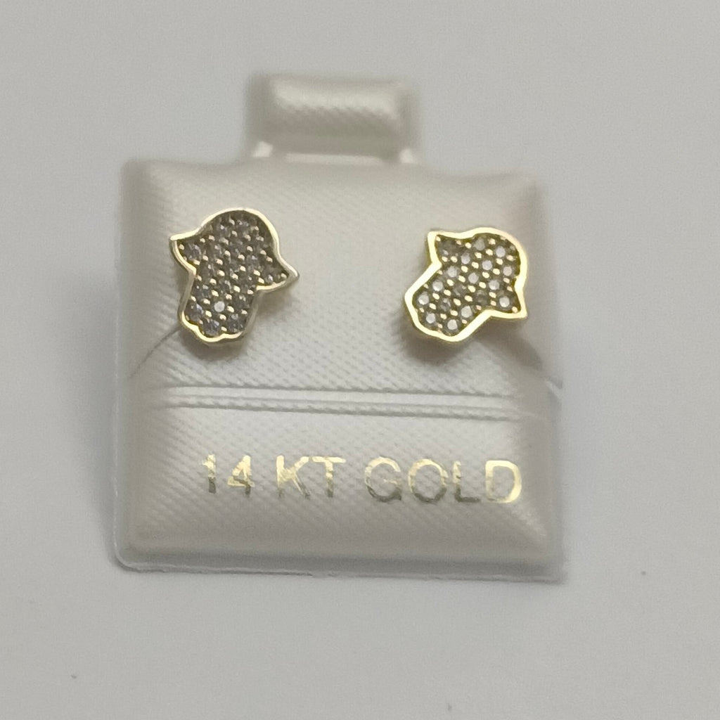 BROQUELES ORO 14K 1.3 (NUEVO)