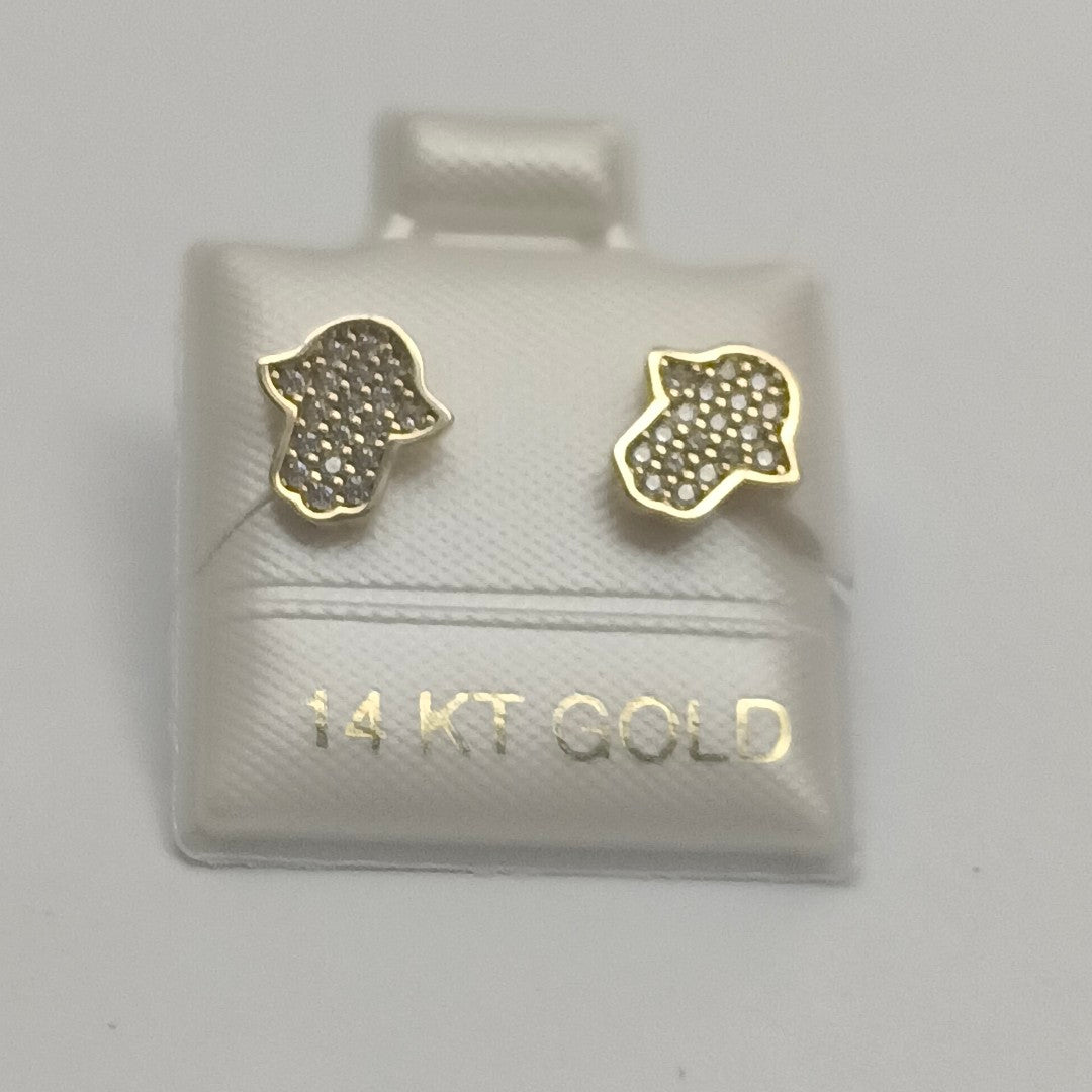 BROQUELES ORO 14K 1.3 (NUEVO)