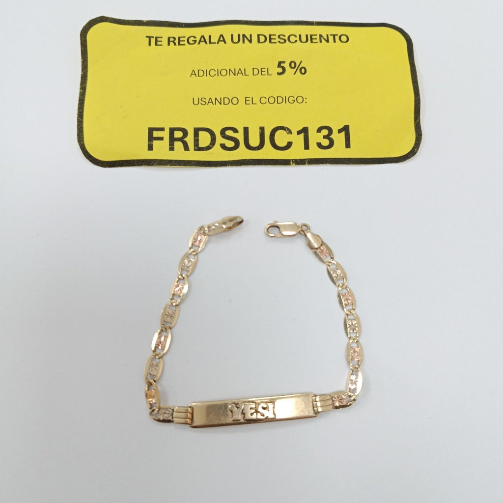 ESCLAVA ORO 14 K 7.5 GRMS (SEMINUEVO)