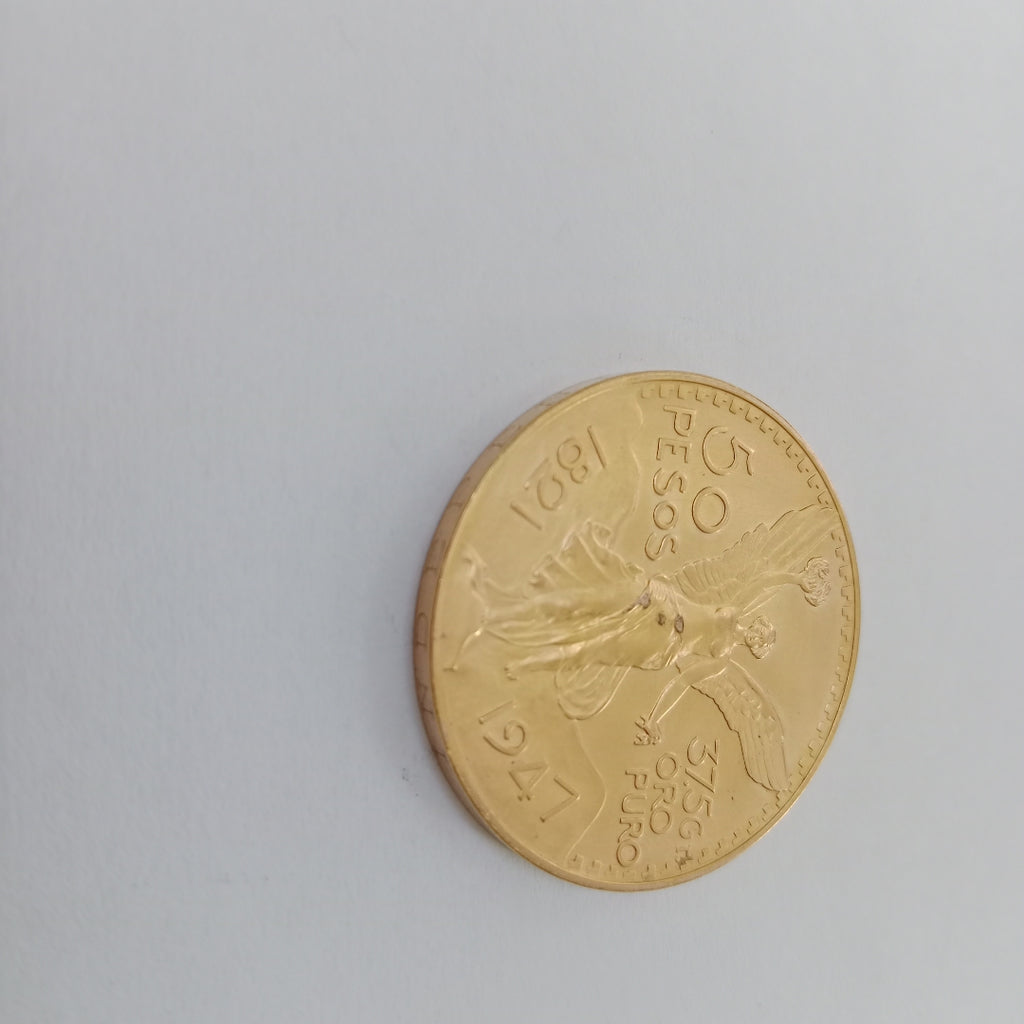 K1 41.6 GRMS 21 K IDENTIFICACIÓN MONEDA NOMINATIVA MONEDAS PESOS 50 PESOS (SEMINUEVO)
