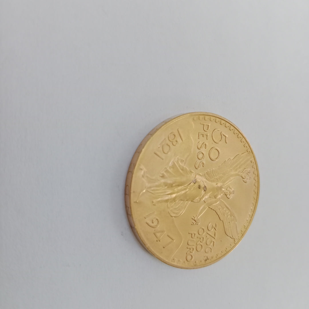 K1 41.6 GRMS 21 K IDENTIFICACIÓN MONEDA NOMINATIVA MONEDAS PESOS 50 PESOS (SEMINUEVO)