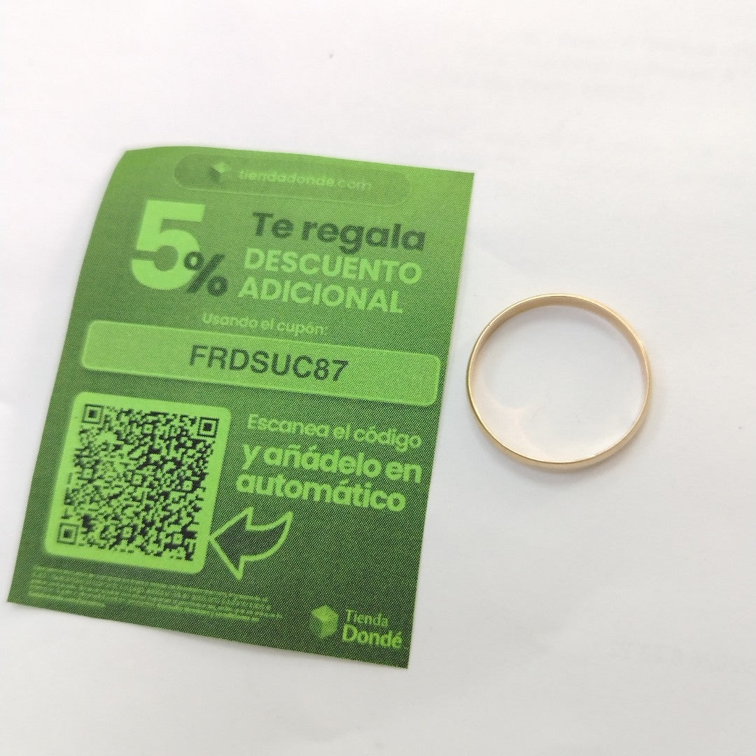 ARGOLLA ORO 14 K 1,70 GRMS (SEMINUEVO)