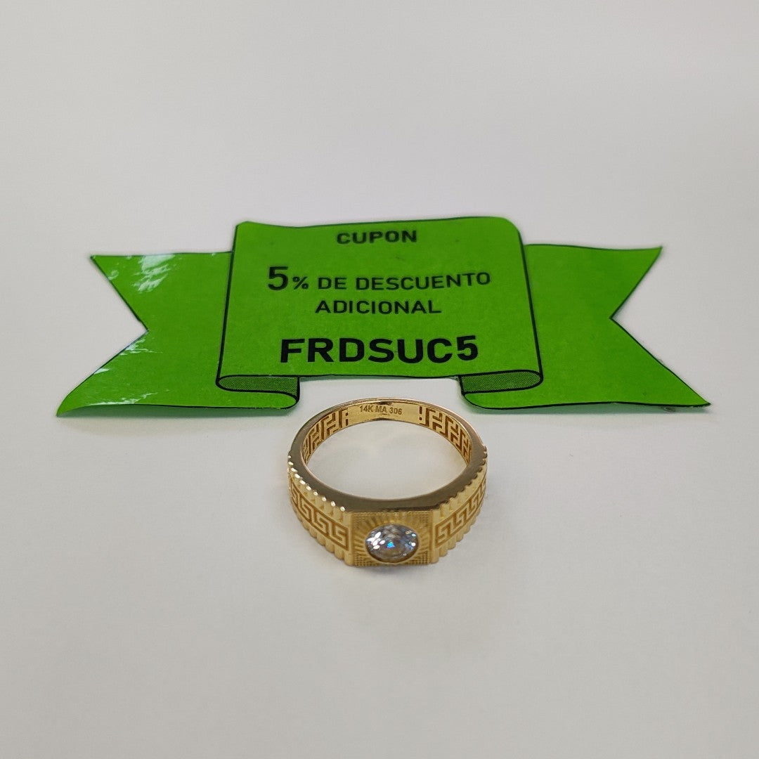ANILLOS CABALLERO ORO 14K 4.1 (NUEVO)
