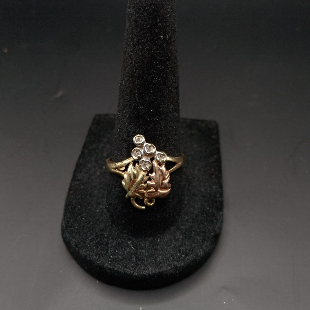 ANILLITO ORO, ORO COMBINADO 14 K 3.3 GRMS (SEMINUEVO)
